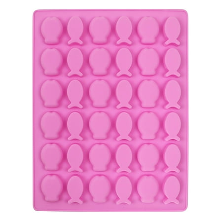 Yika Clearance Ice Cube Trays 36 With Small Fish Chocolate Candy Ice Tray