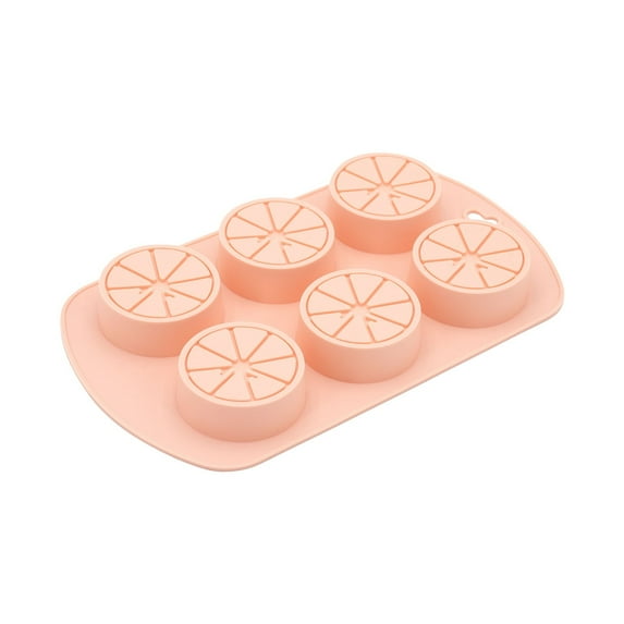 Yika Clearance Ice Cube Trays Lemon Ice Lattice Household Kitchen 6 Ice Sum Chocolate Easy Demoulding