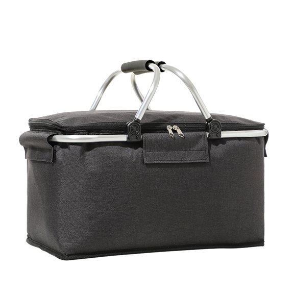 Yika Clearance Picnic Basket Folding Cooler Box Picnic Bag Portable Heat Preservation Food Storage Bag