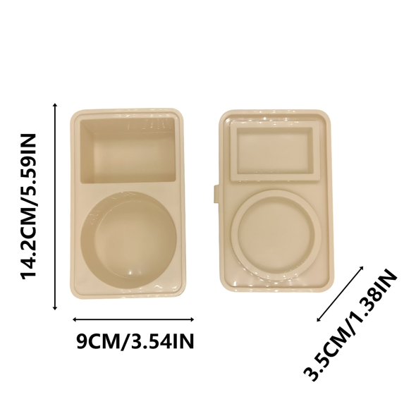 Yika Double Compartment Snack Box Seasoning Box Bento Box Mini Camping Packaging With Lid Snack Box
