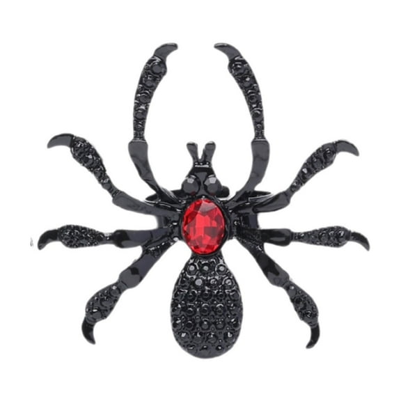 Yika Halloween Decorations European And Dark Halloween Personality Spider Ring Cold Style Fashion Open Forefinger Ring