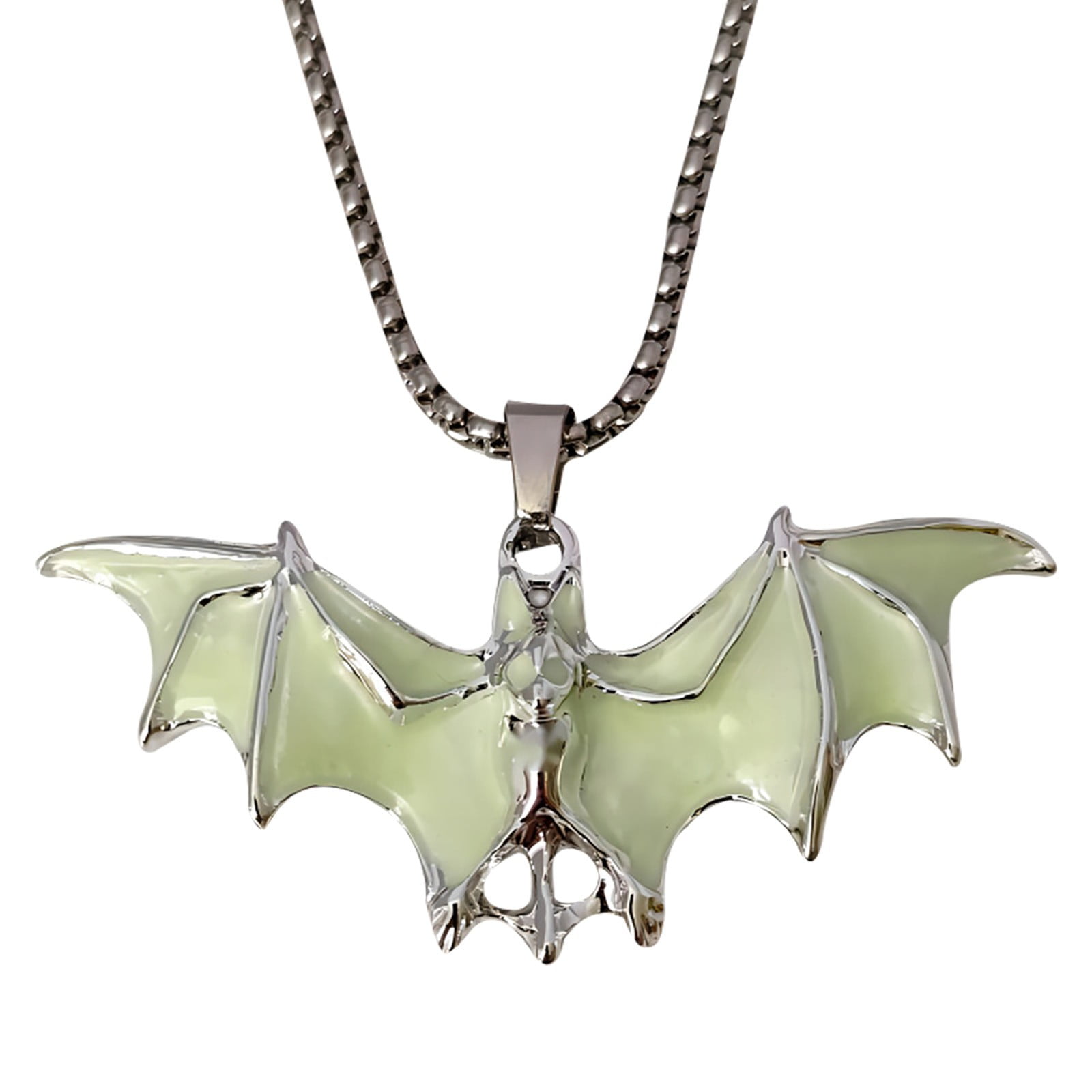 Yika Halloween Decorations Halloween Dark Glowing Bats Pendant Cool ...