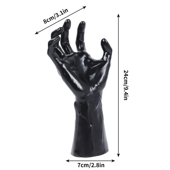 Yika Halloween Decorations Halloween Decorations Indoor Wall Mounted Creepy Reaching Hands With Lighted Candles Hand Horror Decorations Goth Gothic Hanging Wall Art Home