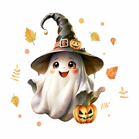 Yika Halloween Decorations Halloween Ghost Ghosts Window Stickers Glass Stickers Home Decoration Stickers Double Sided Visible