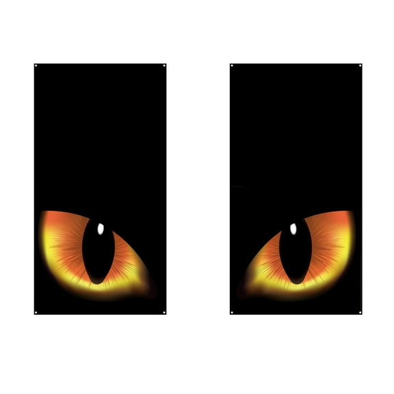 Yika Halloween Decorations Piece Halloween Scary Window Stickers Lizard Eye Eye Owl Eye Curtains Bedroom Living Room Curtains Halloween Decoration