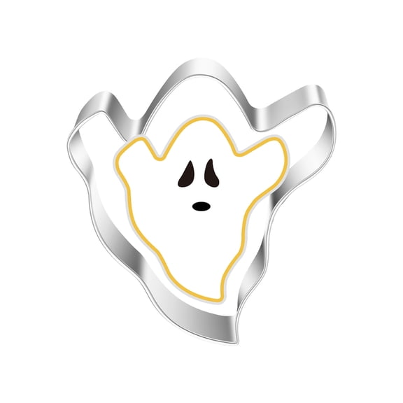 Yika Halloween Decorations Stainless Steel Halloween Ghost Shaped Molds Halloween Ghost Shaped Molds