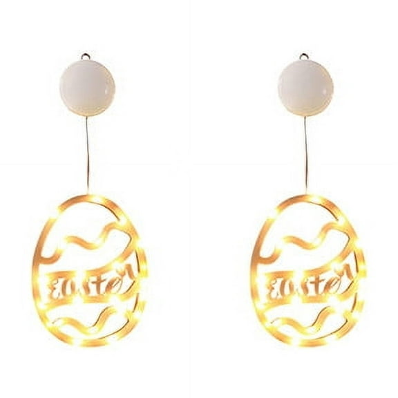 Yika Lamp Luminous Easter LED Color Light Pendant With Easter Indoor Window Decoration And Hanging Decoration