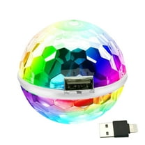 Yika Lamp Mini Stage Lights Car Party Lights LED Flash USB Lights Strobe Lamp