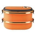 thumbnail image 1 of Yika Rectangular Lunch Box Student Insulated Lunch Box Portable Lunch Box, 1 of 3