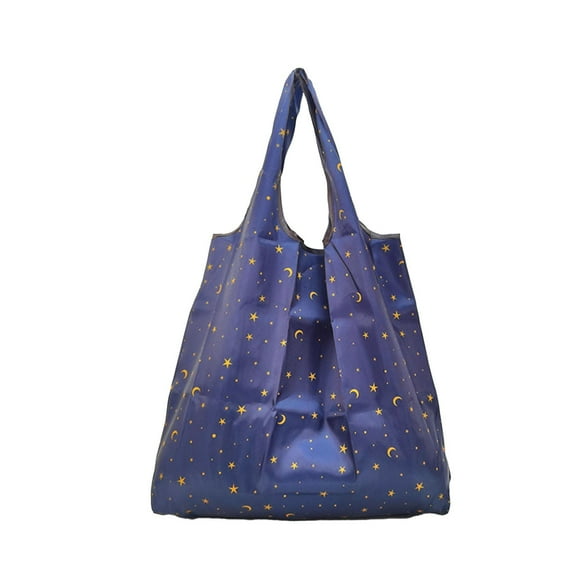 Yika Reusable Shopping Bag Foldable Waterproof Strong Load Bearing Shopping Bag Various Colors With Hidden Compartment Nylon