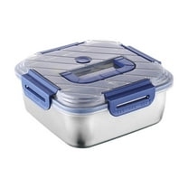 Yika Stainless Steel Food Storage Container With Leak Proof Sealing Lid Can Be Cleaned In Dishwasher Oven/freezer/microwave Suitable For Kitchen Stainless Steel