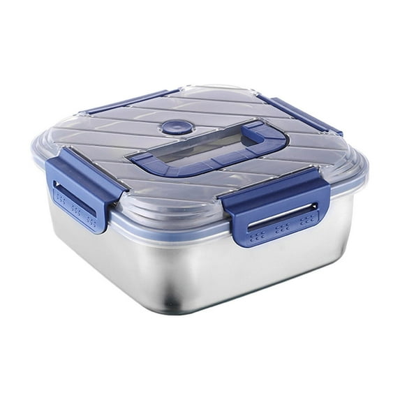Yika Stainless Steel Food Storage Container With Leak Proof Sealing Lid Can Be Cleaned In Dishwasher Oven/freezer/microwave Suitable For Kitchen Stainless Steel