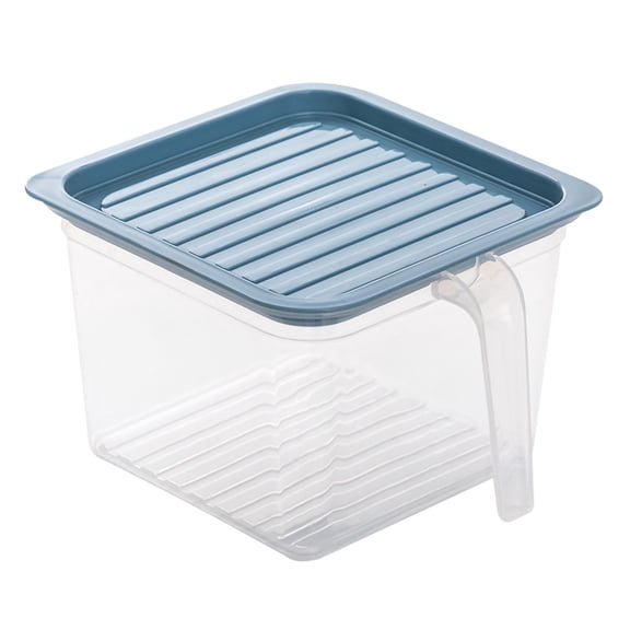 Yika Transparent Refrigerator Storage Box, With A Lid Can Be Stacked