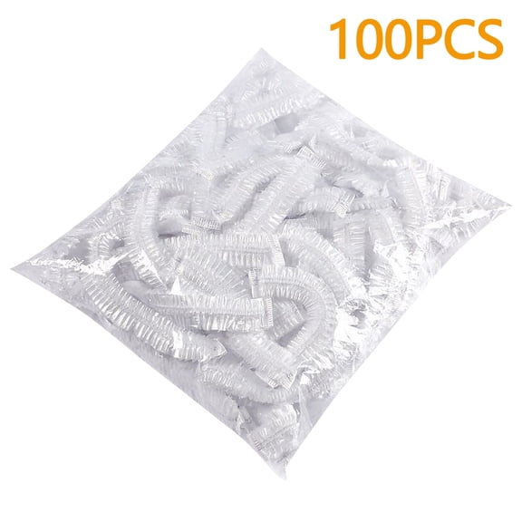 Yika Tupperware Disposable Cling Film Cover Household Leftovers Fresh-keeping Cover Kitchen Food Grade Disposable Cling Film Fresh-keeping Bags (100 Pcs) Stretching length 15.75in