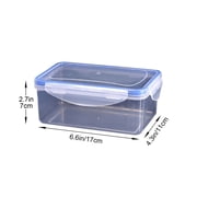 Yika Tupperware Kitchen Refrigerator Rectangular Food Container Microwave Heat Plastic Lunch Box Food Lunch Box Fruit Storage Sealed Box B