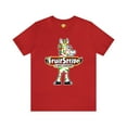 thumbnail image 1 of Yikes the Zebra Retro Stripe Tee - Nostalgic Fruit Stripe Gum Design, 1 of 8
