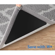 Yileqi 12pk Rug Corner Grippers - Non Slip Rug Pads for Hardwood Floors, Reusable Carpet Tape, Keep Rugs in Place, Removable Sticky Pads