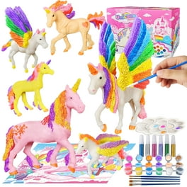 Imagimake Fabulous Craft Kit, Girls Toys Age 6-8, Window Art, Unicorn  Gifts