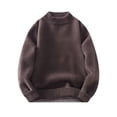 thumbnail image 1 of Yiliang Cable Knit Cardigan Sweater for Men Fall and Winter Long Sleeve Warm and Thermal Top Clothes ,Brown,2XL, 1 of 3
