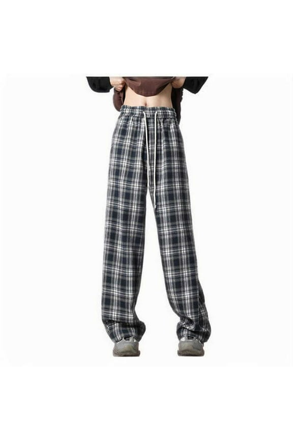 Casual Pants for Men Men's Checkered Lounge Pants Soft Comfortable Fit for Daily Relaxed Wear Gen Z Inspired