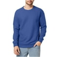 thumbnail image 1 of Yiliang Long Sleeve Shirts for Men Sport Activewear Baseball Clothing Pastel Color Sweatshirts for Hiking,Blue,L, 1 of 6