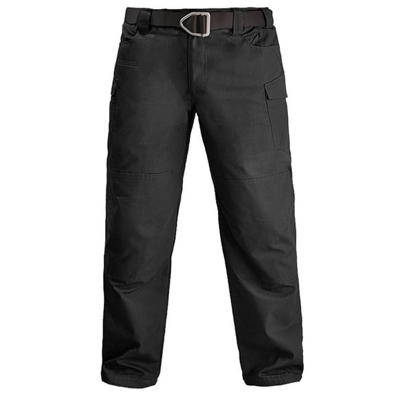 Yiliang Mens 3XL,Black,Dress Pants Flat Front Durable Twill Modern Fit Breathable and Lightweight Full Length Pants