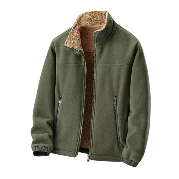 Yiliang Mens Bomber Jacket Mountain Tactical Jacket Windbreaker Fall Thermal Warm Heated Coat for Hiking,Army Green,4XL