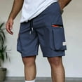 thumbnail image 1 of Yiliang Mens Cargo Shorts Cotton Ripstop Versatile Shorts Timeless Comfortable Pants Available in Multicolor, 1 of 5