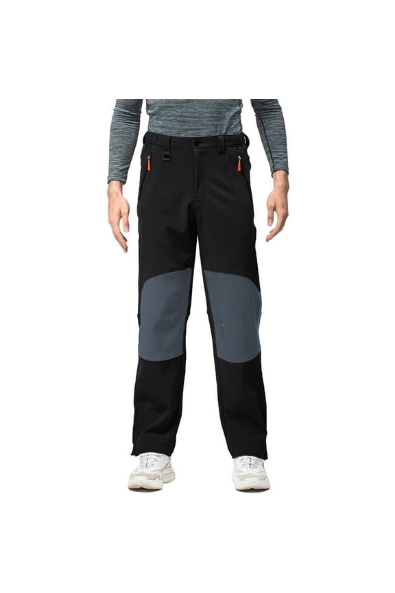 Mens L,Black,Ripstop Cargo Pants Loose Fit Sport Pants Jogger Sweatpants Drawstring Outdoor Trousers with Pockets