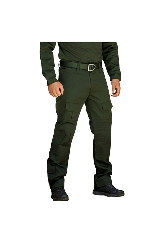 Mens M,Army Green,Loose Fit Casual Cargo Work Pants Baggy Camo Tactical Ripstop Scrub Resistant Combat Trousers
