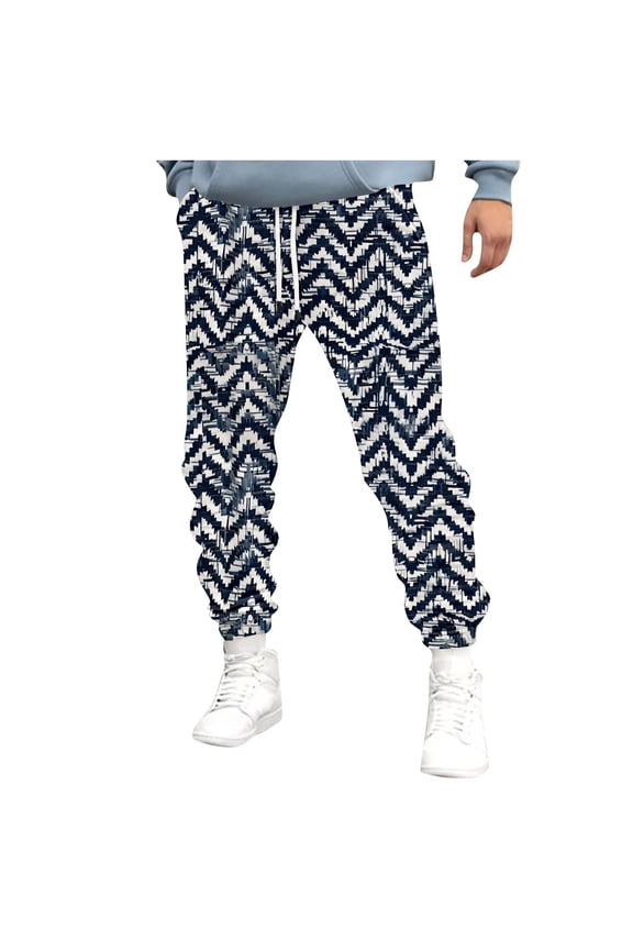 Mens M,Multicolor,Leopard Cargo Pants Elastic Waist Sweatpants Casual Long Trousers Light Jogger Pant