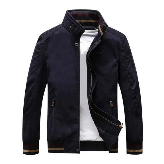 Yiliang Mens Workout Jacket Mountain Tactical Jacket Windbreaker Fall Coat for Hiking,Blue,4XL