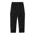 thumbnail image 1 of Yiliang Mens XL,Black,Tactical Pants Hiking Pants Outdoor Cargo Pants Water Resistant Ripstop Apparel Lightweight EDC Work Pants, 1 of 5