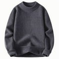 thumbnail image 1 of Yiliang Pullover Sweater for Men Fall and Winter Long Sleeve Warm and Thermal Top Clothes ,Dark Gray,3XL, 1 of 5