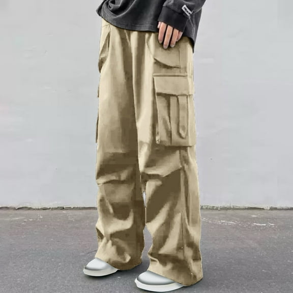 Yiliang Ripstop Pants for Men Men's Lightweight Work Pants Breathable Fabric  Summer Construction Wear