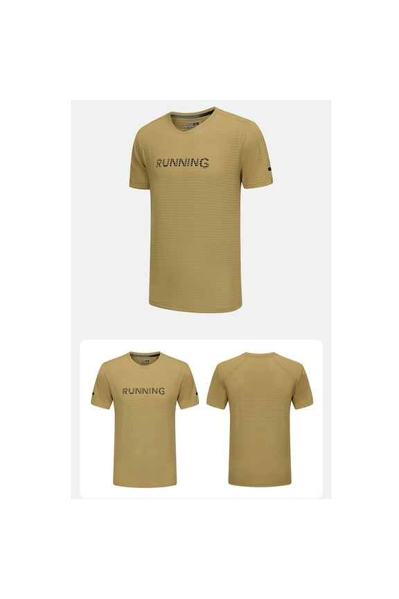Sustainable T Shirts Mesh Fabric T Shirt Mens Activewear Breathable and Lightweight Garment Available in Classic Color