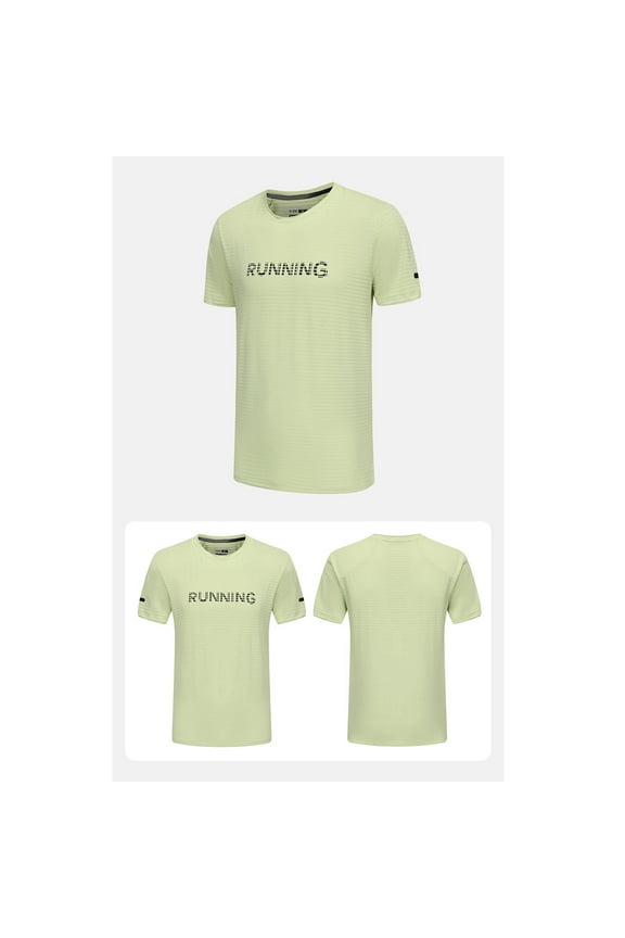 Sustainable T Shirts Mesh Fabric T Shirt Mens Activewear Breathable and Lightweight Garment Available in Classic Color