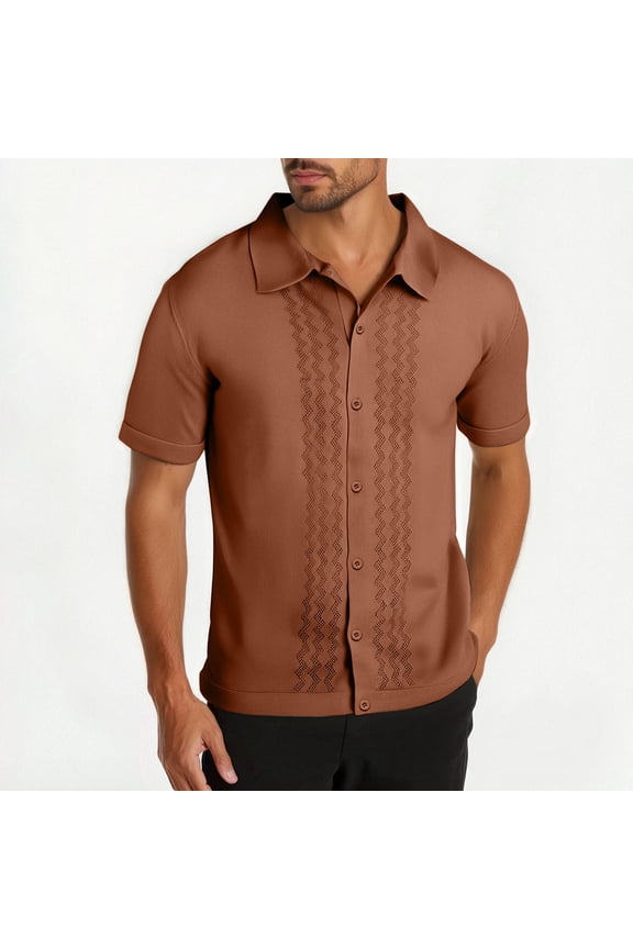 T Shirt for Men Mens Classic Color Retro Shirt Muscle Fit T Shirt Cozy Fabric for Summer Outings and Formal Wear