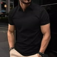 thumbnail image 1 of Yiliang T Shirt for Men Mens Everyday Polo Shirt Turn Down Collar Regular Fit Classic Color Business Casual and Comfortable, 1 of 6