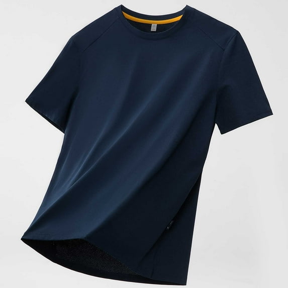 Yiliang Tee for Men Mens Activewear Mesh Fabric T Shirt Breathable and Lightweight Garment Available in Classic Color