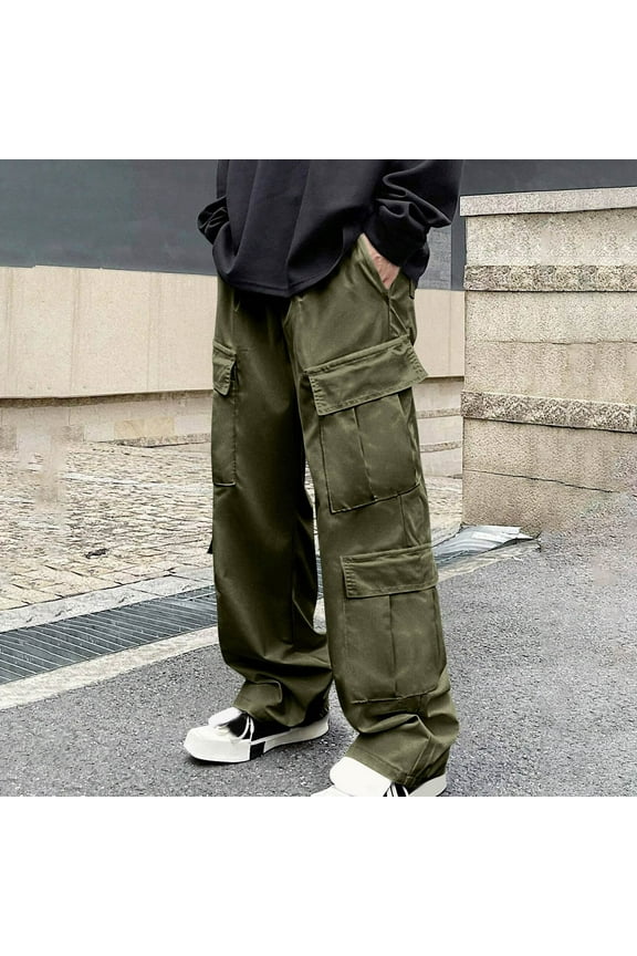 Waterproof Pants Men's Utility Work Pants with Reinforced Knees Carpenter Style All Season