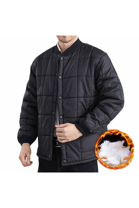 work jackets for men cold weather Construction high Visibility Water Resistant Coat Ultra Warm ,Black,5XL