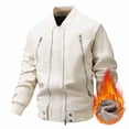 thumbnail image 1 of Yiliang work jackets for men cold weather Construction high Visibility Water Resistant Coat Ultra Warm with Fleece Lined,White,M, 1 of 5