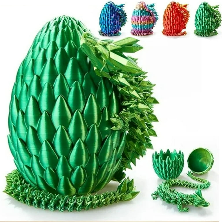 1/2PCS 3D Printed Dragon With Egg Articulated Dragon Full Body Joints