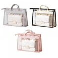 thumbnail image 1 of Yilibing Handbag Storage Women'S Handbag Organizer Dust Cover Bag Transparent Anti-dust Purse Storage Bag for Hanging Closet with Zipper and Handle, 1 of 6