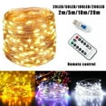 thumbnail image 1 of Yilibing USB 2M 5M 10M 20M 20TO 200LED String Copper Wire Fairy Lights Wedding Xmas Party Decor 8 Modes, 1 of 10
