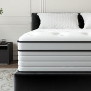 Yilicy 14 inch Twin Hybrid Mattress, Gel Memory Foam Mattress in a Box, Pressure Relief