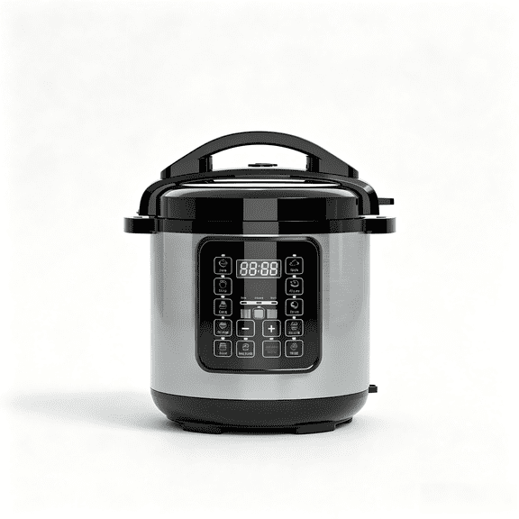 Yilush Pot 6QT RIO 7-in-1 Multi-Cooker, Pressure Cooker, Slow cook, Saut, Steam, Rice Maker, Yogurt, & Warmer, Black, 6 Quarts
