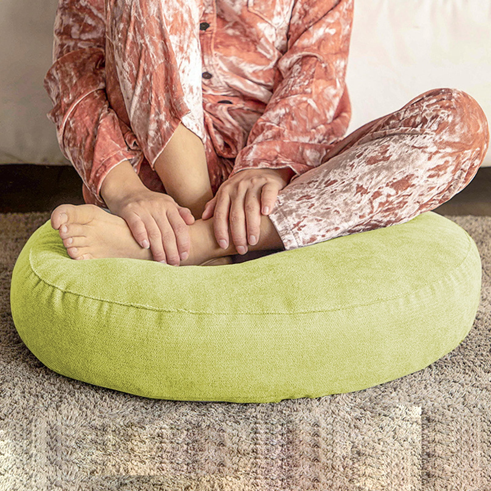 Yilyih Floor Pillow Mindful Modern Large Meditation Cushion for Zafu Yoga Meditation Pillow for Sitting on the Floor Futon Cushion Mat Reading Children Playing and Resting Tatami Mat Walmart