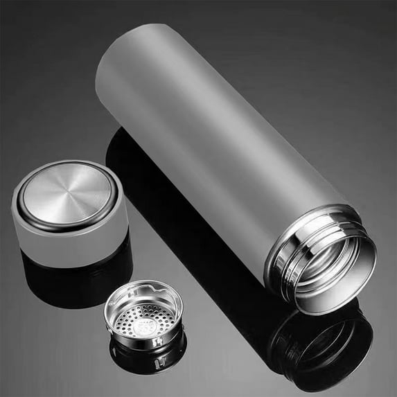 yilyih Insulated Vacuum Thermo Bottle with Cup Stainless Steel Coffee Bottles for Hot and Cold Drink Water Flask,Insulated Water Bottle-Metal Water Bottle Keeps Hot for 12 Hrs,Cold for 24 Hrs,Coffee